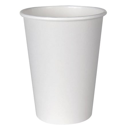 Disposable Hot cup 12 oz. White, Paper, Pk1000 MPN:2342W