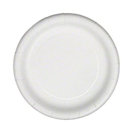 Disposable Paper Plate, 7 in, White, PK500 MPN:23500