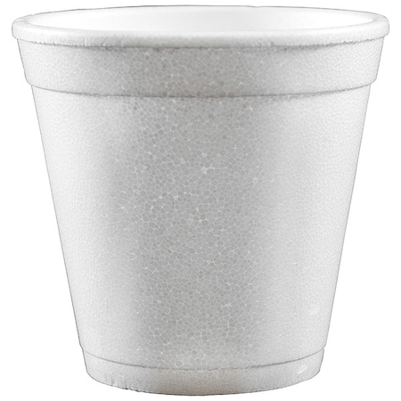 Disposable Cold/Hot Cup 4 oz. White, Foam, Pk1000 MPN:4C4W