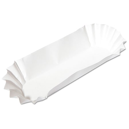 Disp Food Tray, White, 6 in W, PK3000 MPN:610740