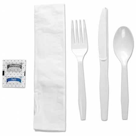 Disp Cutlery Set, White, Med, PK250 MPN:BWKFKTNSMWPSWH
