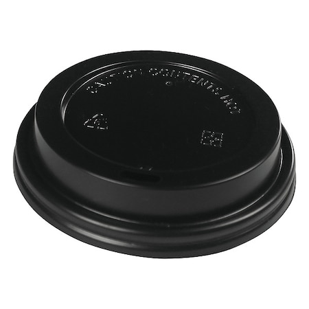 Disp Hot Cup Lid, 10oz-20oz, Black, PK1000 MPN:BWKHOTBL1020