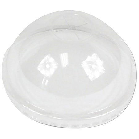 PET Cold Cup Dome Lids, Fits 14 oz to 24 oz Plastic Cups, Clear, PK1000 MPN:BWKPETDOME