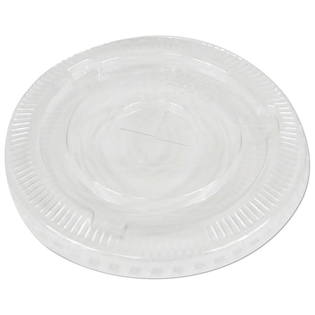 PET Cold Cup Lids, Fits 14 oz to 24 oz Plastic Cups, Clear, PK1000 MPN:BWKPETSTRAW