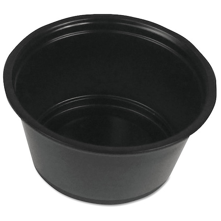 Souffle/Portion Cups, 2 oz, Black, PK2500 MPN:BWKPRTN2BL