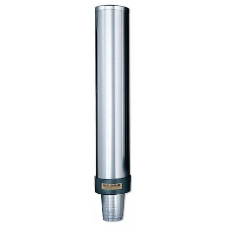 Cup Dispenser, 24 3/4 in H, Silver MPN:C3400PGR