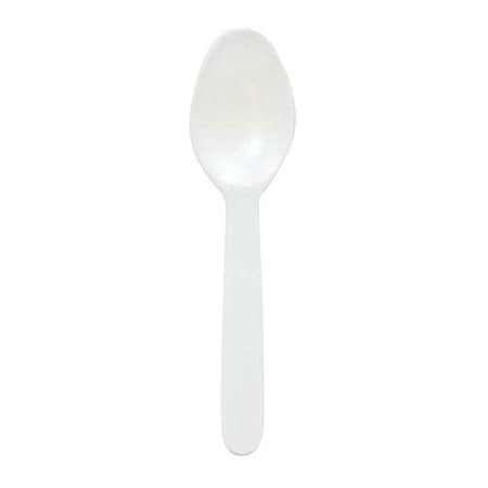 Disposable Spoon, White, Medium Weight, PK3000 MPN:E175008