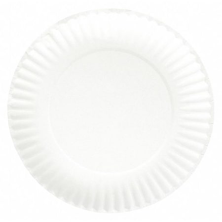 Disposable Paper Plate, 6 in, White, PK1000 MPN:E30200