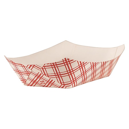 Paper Disposable Food Tray 2 lb., Red, Pk1000 MPN:EFT200