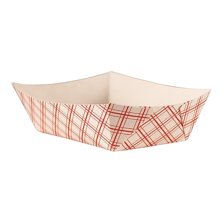 Paper Disposable Food Tray 2-1/2 lb., Red, Pk500 MPN:EFT250