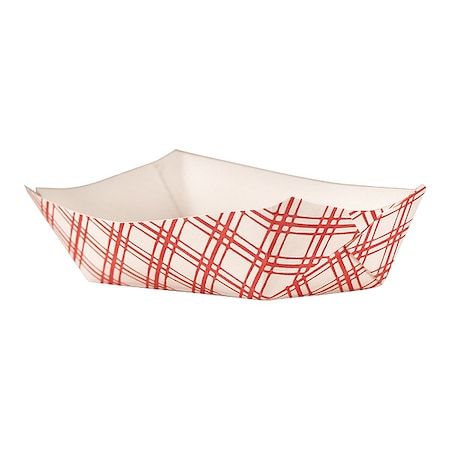Paper Disposable Food Tray 1/2 lb., Red, Pk1000 MPN:EFT50