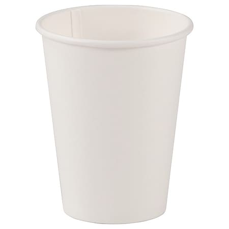 Disposable Hot Cup, 12 oz, WH, Med, PK1000 MPN:EHC12-W