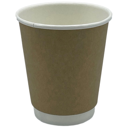 Disposable Hot Cup, 8 oz, Kraft, PK500 MPN:EHCDW8-K