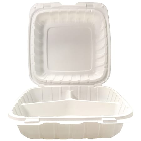 Disp Carry-Out Ctnr, 8 in W, Ivory, PK150 MPN:EPPHL-83