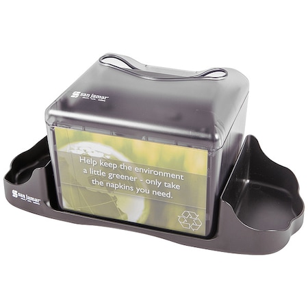 Napkin Dspr, 6 1/8in D, 6 1/4 in H, Black MPN:H4005CTBK