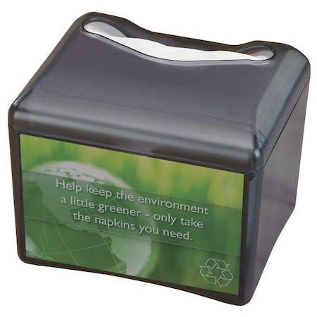 Napkin Dspr, 6 1/8 in D, 6 1/4 in H, Black MPN:H4005TBKGR