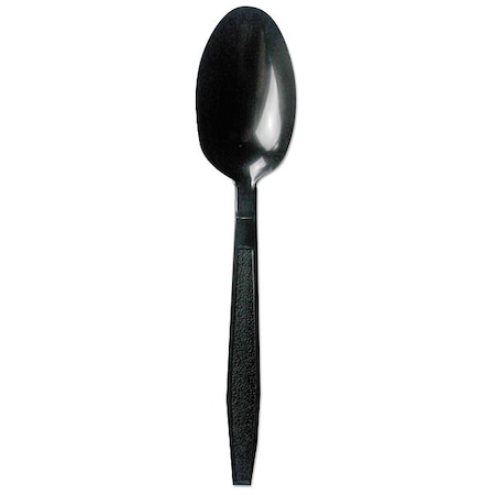 Disposable Spoon, Black, Heavy, PK1000 MPN:V01807