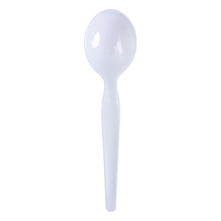Disposable Soup Spoon, WH, Heavy, PK1000 MPN:V01849