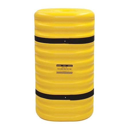 Column Protector, For 10 In Column, Yellow MPN:1710