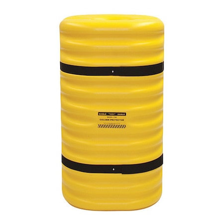 Column Protector, For 12 In Column, Yellow MPN:1712