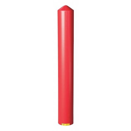Post Sleeve, 6 In Dia., 56 In H, Red MPN:1736R