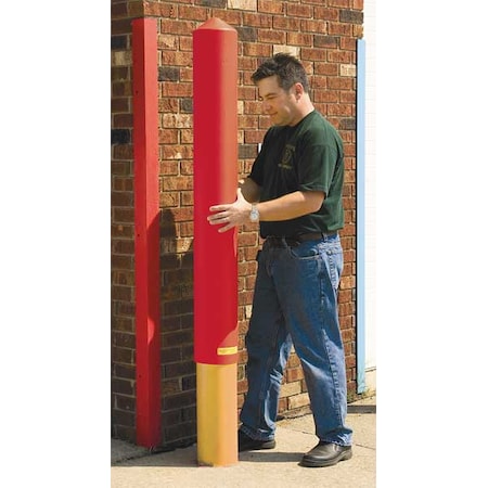 Post Sleeve, 8 In Dia., 57 In H, Red MPN:1737R