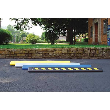 Parking Curb, 72 x 4 x 8 In, Black/Yellow MPN:1790BLKX