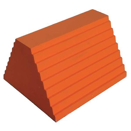 Wheel Chock, Urethane, W 9-1/4 In, H 6 In MPN:19P545