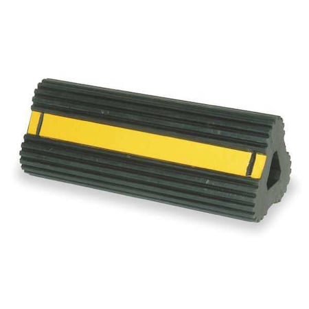 Wheel Chock, 30 In W x 6 In H, Black MPN:1GUK9
