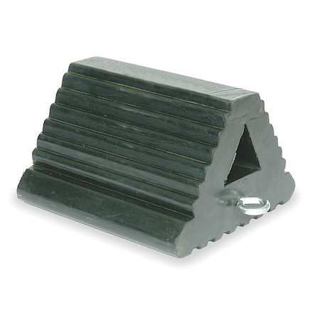 Wheel Chock, 9In W x 6 InH, Black MPN:1GUL1