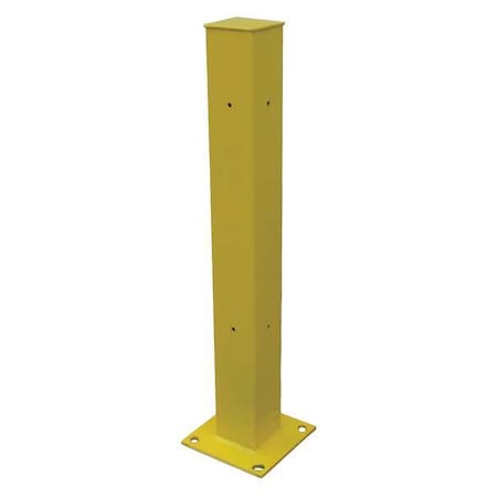 Tubular Mounting Post, 10 In x 42 In, Ylw MPN:21XL99