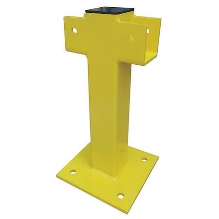 Intermediate Post, 21 In., Yellow, Steel MPN:22DN11