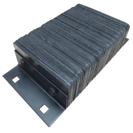 Dock Bumper, 20x4-1/2x10 In., Rubber MPN:22NT83