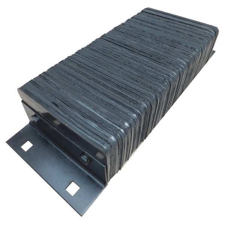 Dock Bumper, 26x4-1/2x10 In., Rubber MPN:22NT84