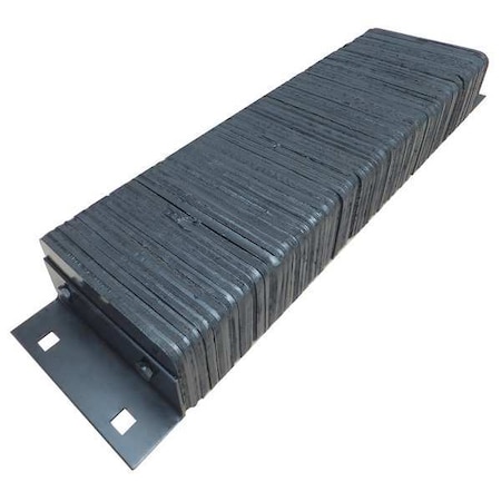 Dock Bumper, 38x4-1/2x10 In., Rubber MPN:22NT85
