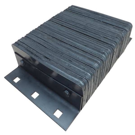 Dock Bumper, 20x4-1/2x12 In., Rubber MPN:22NT87