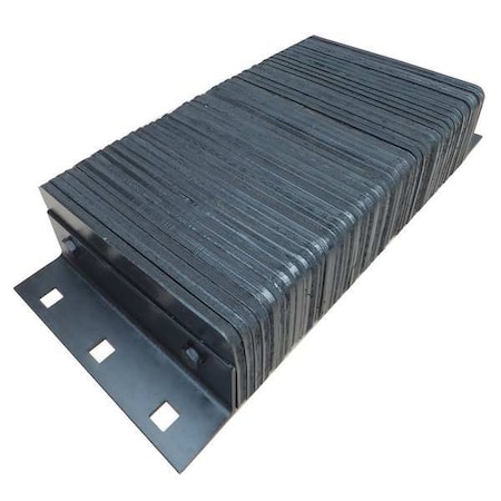 Dock Bumper, 26x4-1/2x12 In., Rubber MPN:22NT88