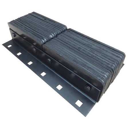 Dock Bumper, 13x4-1/2x24 In., Rubber MPN:22NT90