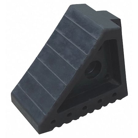 Wheel Chock, Molded Rubber, Black MPN:22XW85