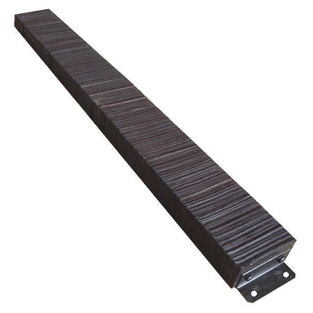 Dock Bumper, 10x4-1/2x98 In., Rubber MPN:26W572