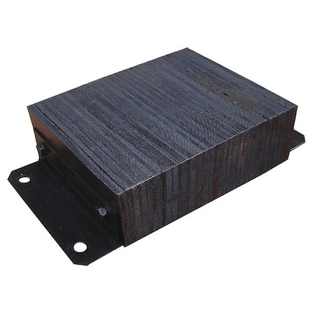 Dock Bumper, 12x4-1/2x20 In., Rubber MPN:26W575
