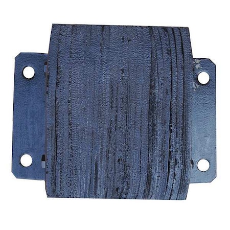 Dock Bumper, 10x6x14 In., Rubber MPN:26W579