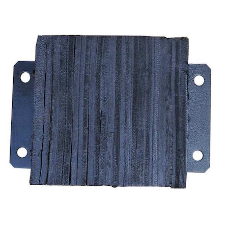 Dock Bumper, 10x6x16 In., Rubber MPN:26W580