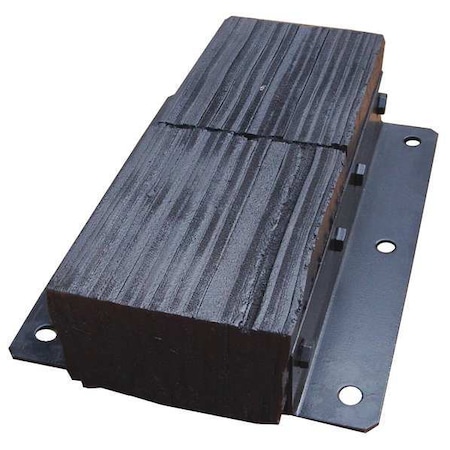 Dock Bumper, 20x4-1/2x13 In., Rubber MPN:26W591