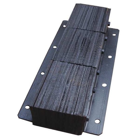 Dock Bumper, 30x4-1/2x13 In., Rubber MPN:26W593