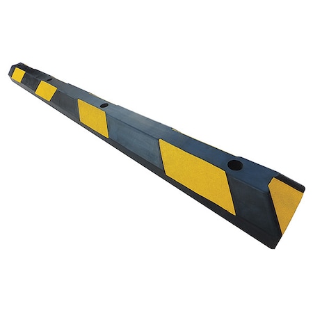 Parking Curb, 6in.W, 4in.H, 72in.L, Rubber MPN:29NH31