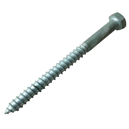 Lag Bolts, 6in.L, 7/8in.W, 7/8in.H, Steel MPN:29NH37