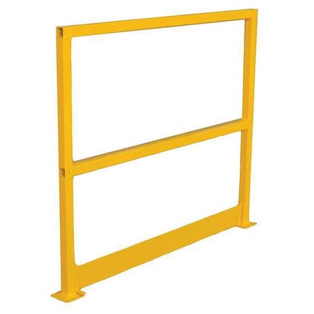 Sfty Hand Rail Section, L 48In, H 42-1/8In MPN:2HEK9