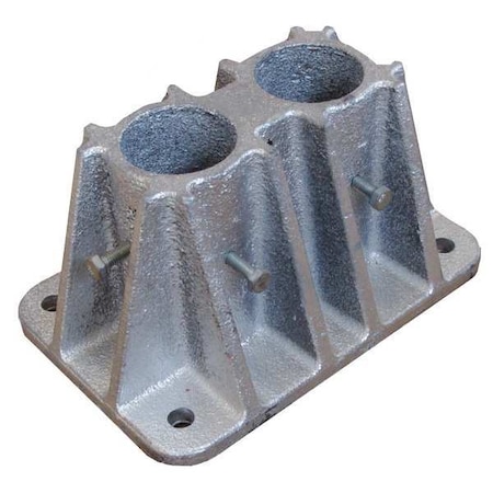 Socket Mounting Base, Double, L 7-1/2 In MPN:2HER8