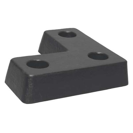 Dock Bumper, 18x4x18 In., Rubber MPN:2MYR3